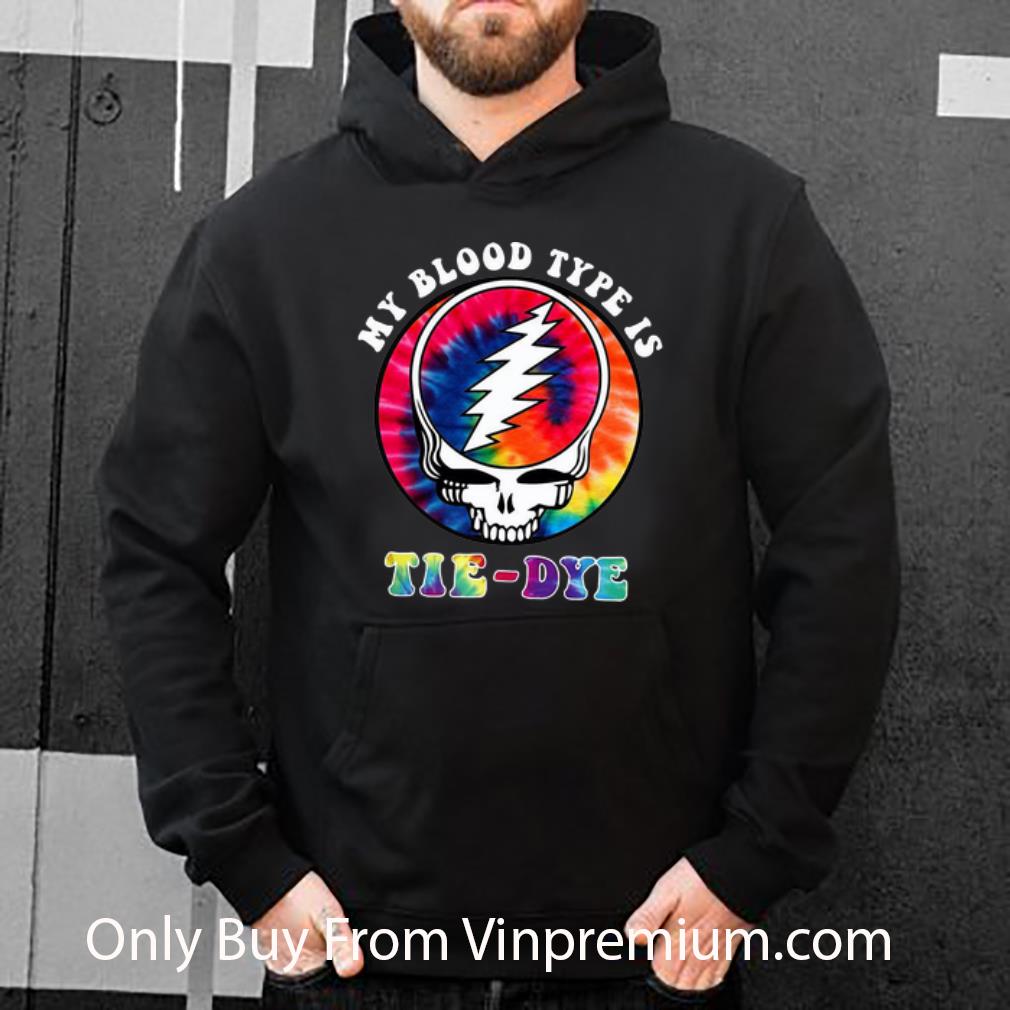 a9808670 original grateful dead hippie my blood type is tie dye shirt 4 - Original Grateful Dead Hippie My Blood Type Is Tie-Dye shirt