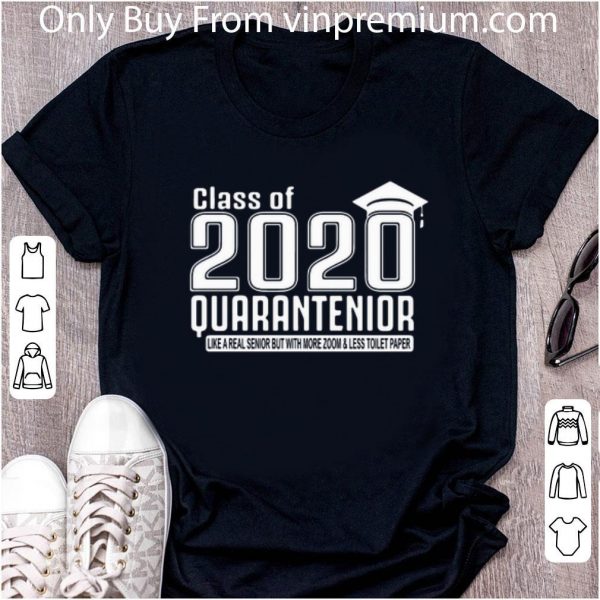 Hot Class Of 2020 Quarantenior Graduation shirt