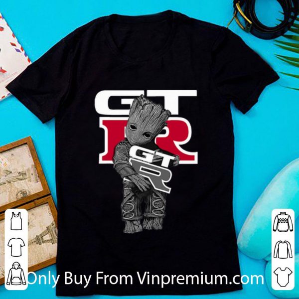 Great Baby Groot Hug Nissan GT-R shirt