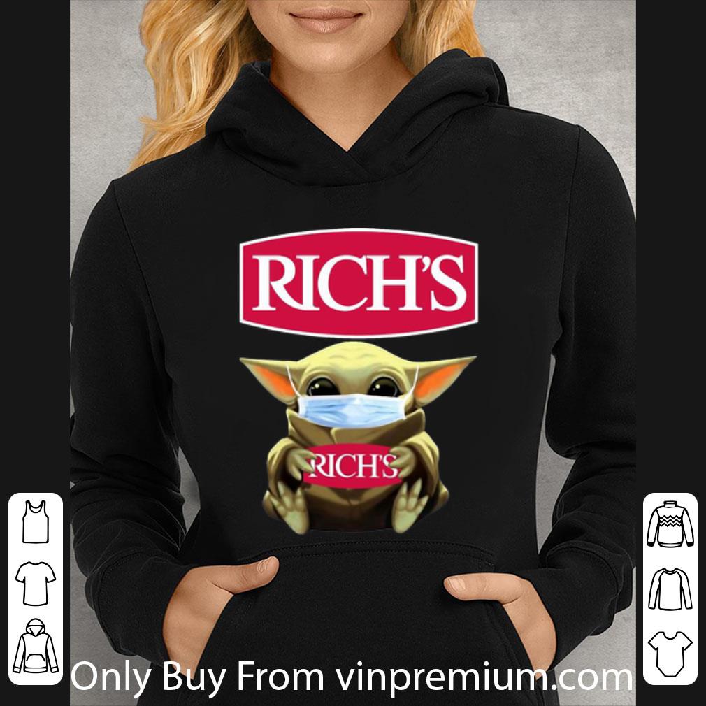 ec71e9ee awesome star wars baby yoda face mask hug rich s shirt 4 - Awesome Star Wars Baby Yoda Face Mask Hug Rich's shirt