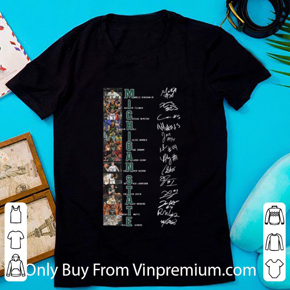 Great Michigan State Spartans Players Signature shirt