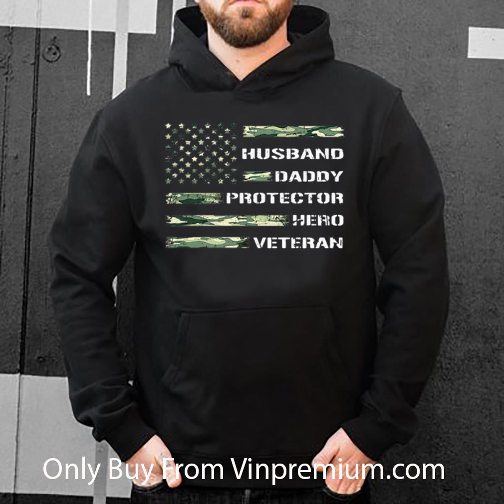 6facf2f2 hot husband daddy protector hero veteran american flag shirt 4 - Hot Husband Daddy Protector Hero Veteran American Flag shirt