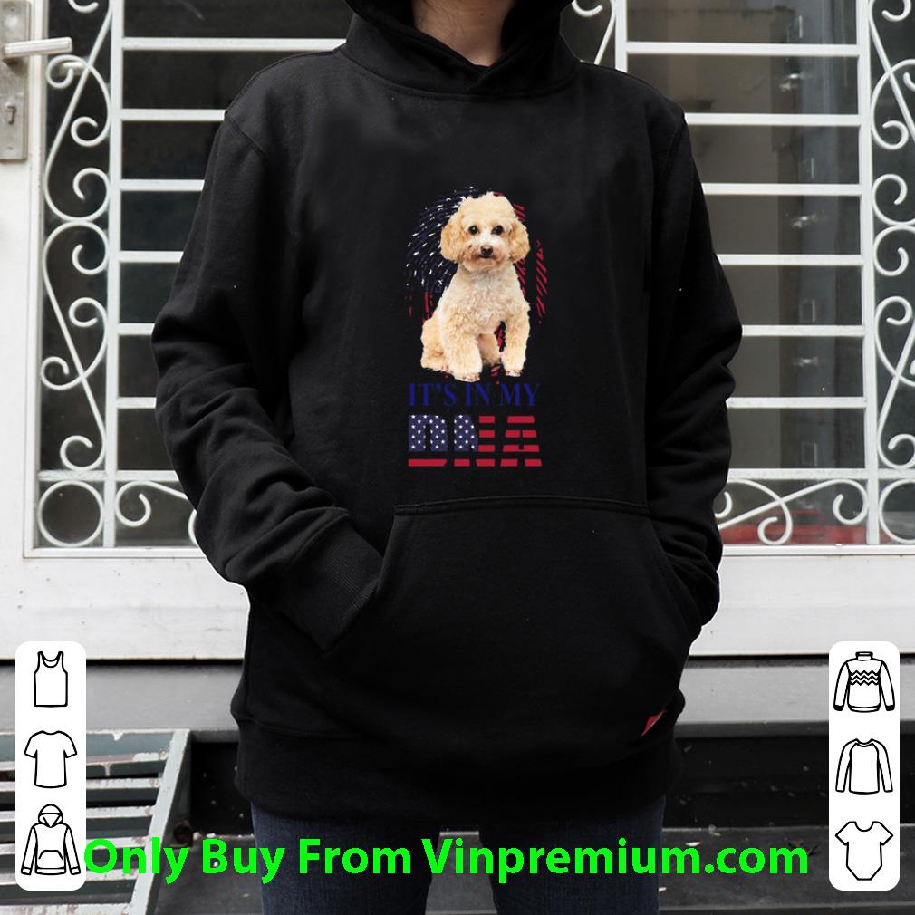 887683b8 top it s in my dna poodle independence day dog lovers shirt 4 - Top It’s In My Dna Poodle Independence Day Dog Lovers shirt