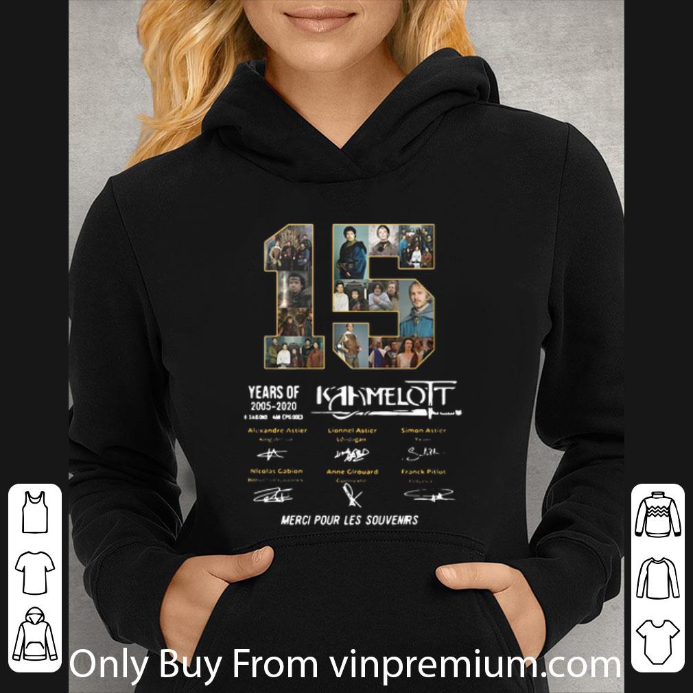 a4f4d814 pretty 15 years of kamelot merci pour les souvenirs signatures shirt 4 - Pretty 15 Years Of Kamelot Merci Pour Les Souvenirs Signatures shirt