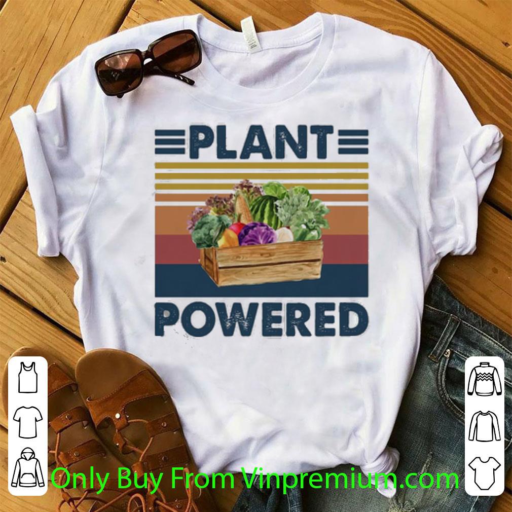 Top Vintage Plant Powered shirt