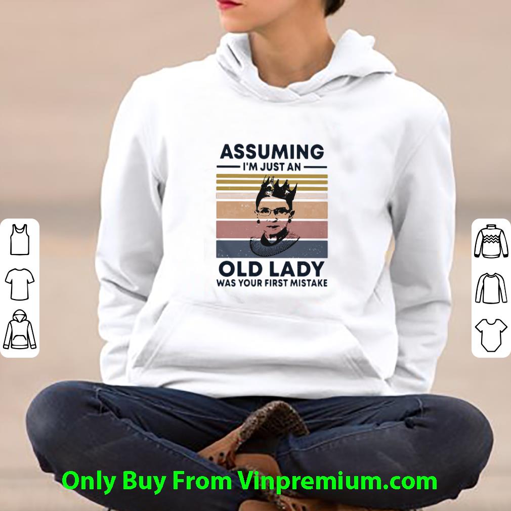 d1c00199 top vintage ruth bader ginsburg assuming i m just an old lady shirt 4 - Top Vintage Ruth Bader Ginsburg Assuming I’m Just An Old Lady shirt