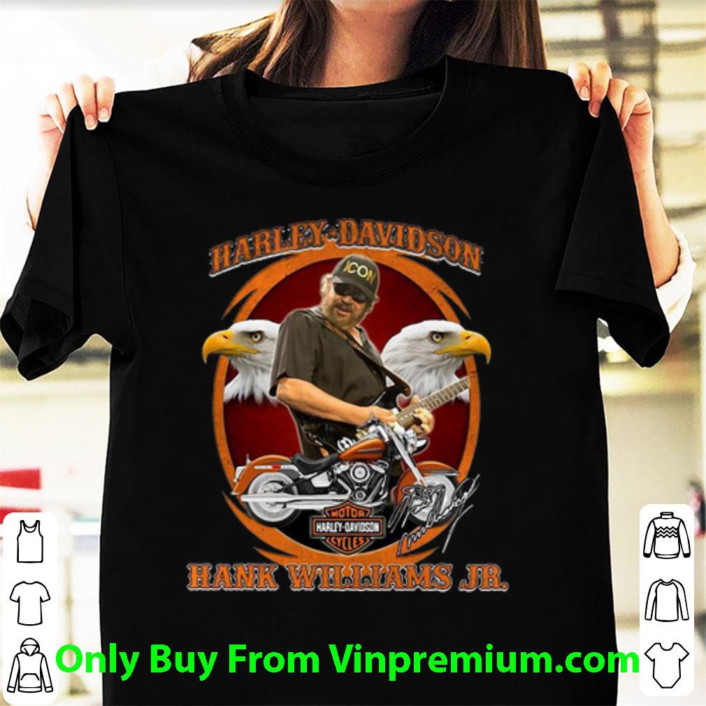 Nice Harley Davidson Motor Hank Williams Jr shirt