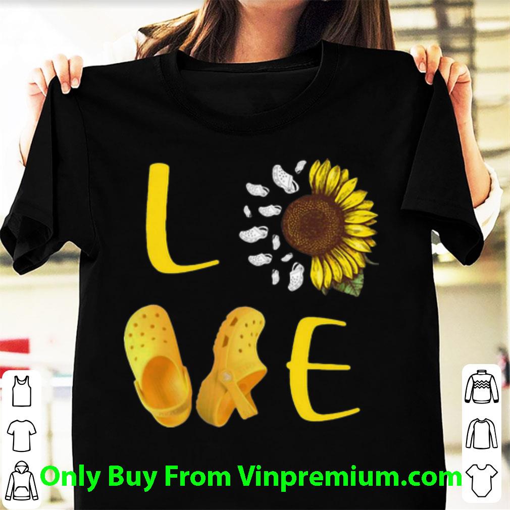 Original Love Croc Sunflower shirt
