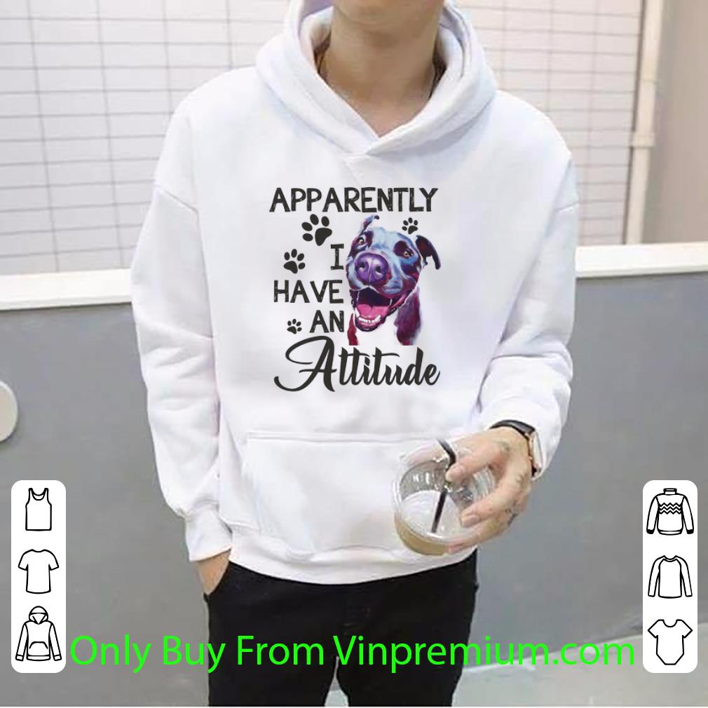 41815197 top apparently i have an attitude pitbull paw shirt 4 - Top Apparently I Have An Attitude Pitbull Paw shirt