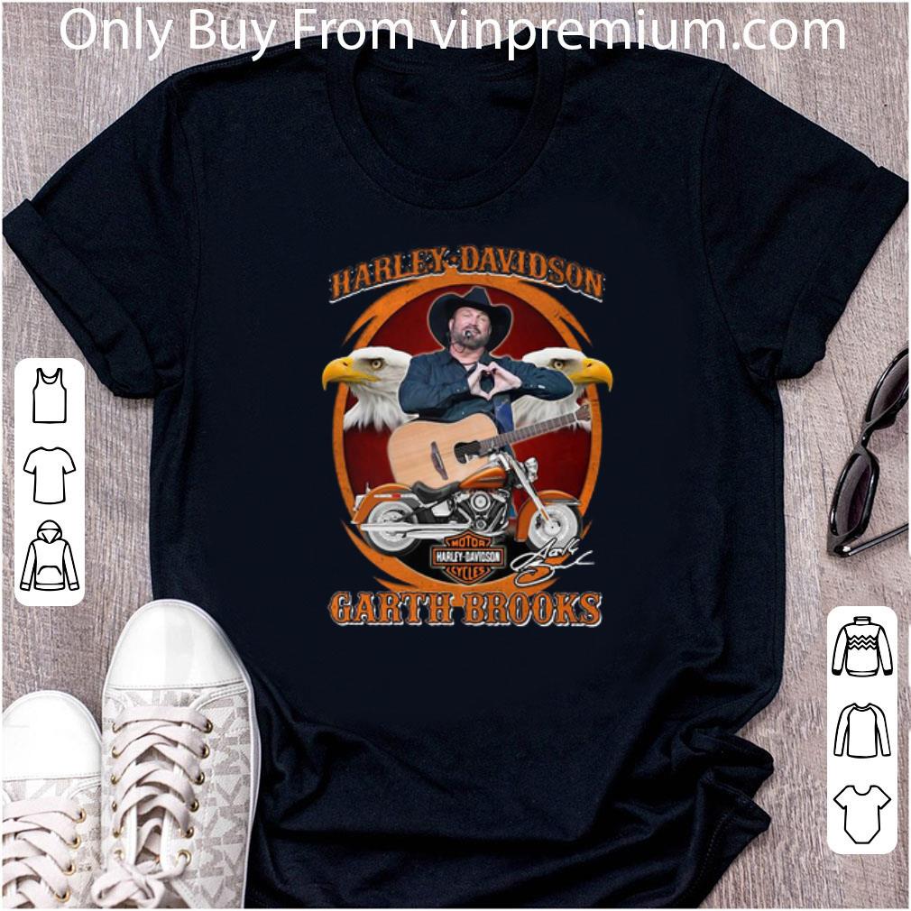 Hot Harley-Davidson Motor Garth Brooks Jr Signature shirt