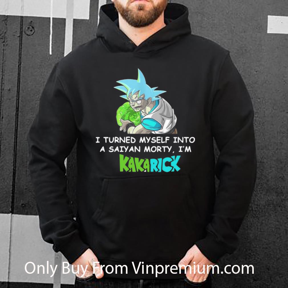 b2a476c7 official kamehameha goku i turned myself into a saiyan morty i m kakarick shirt 4 - Official Kamehameha Goku I Turned Myself Into A Saiyan Morty I’m Kakarick shirt
