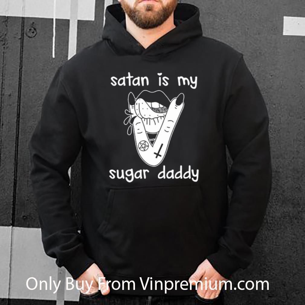 c0ca7f83 hot satan is my sugar daddy hand lip shirt 4 - Hot Satan Is My Sugar Daddy Hand Lip shirt