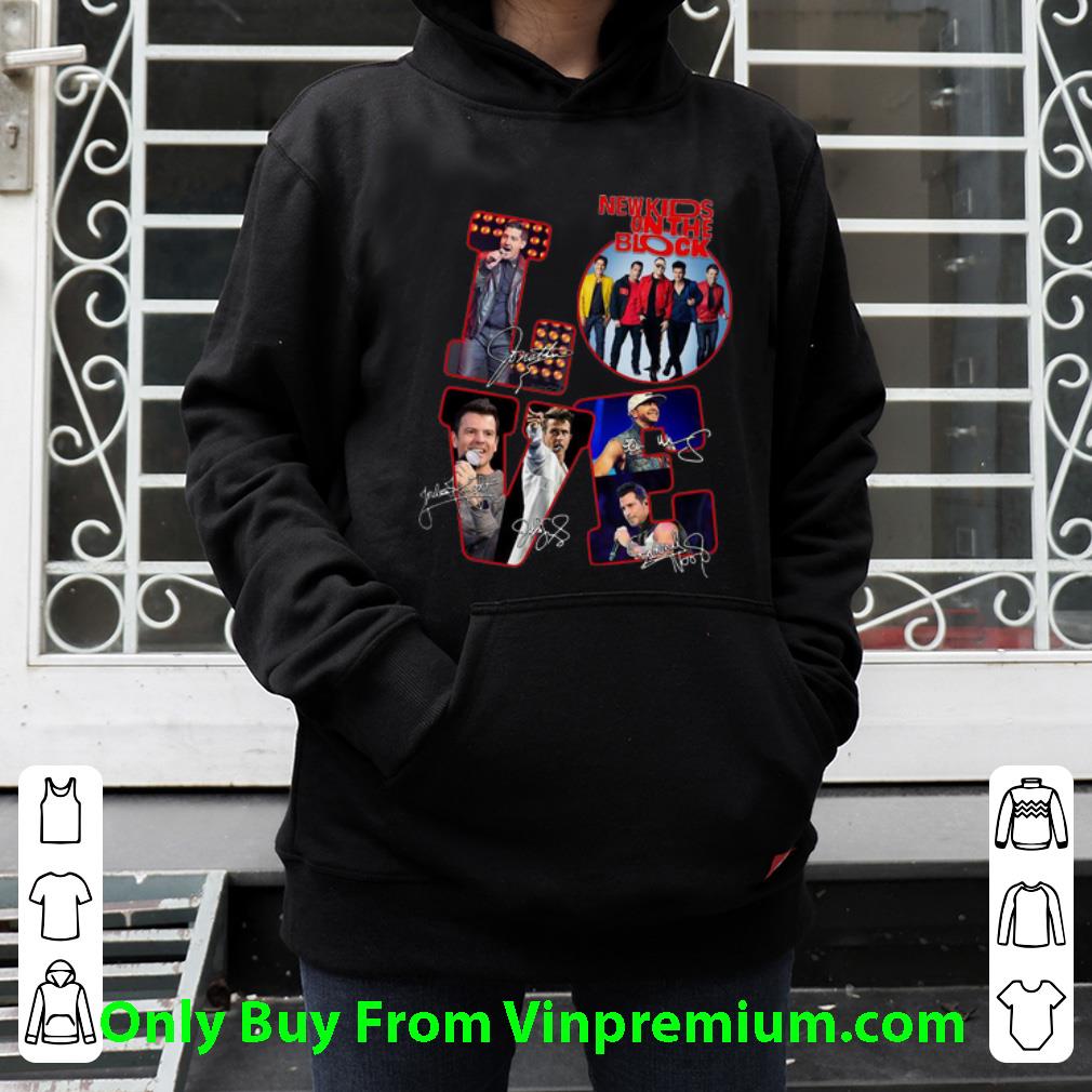 e0fdae59 official love new kids on the block signatures shirt 4 - Official Love New Kids On The Block Signatures shirt