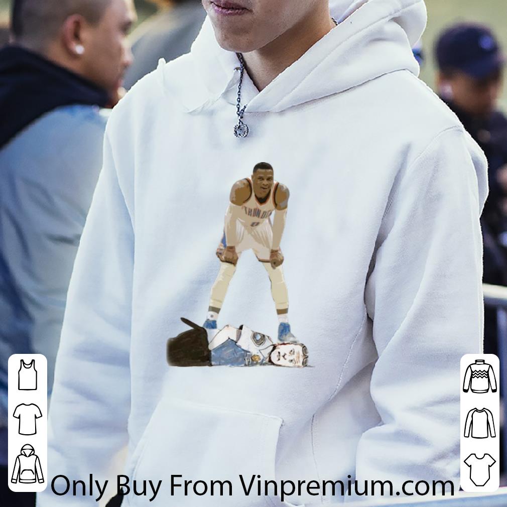 e28885d1 premium russell westbrook standing on police justice for george floyd shirt 4 - Premium Russell Westbrook Standing On Police Justice For George Floyd shirt