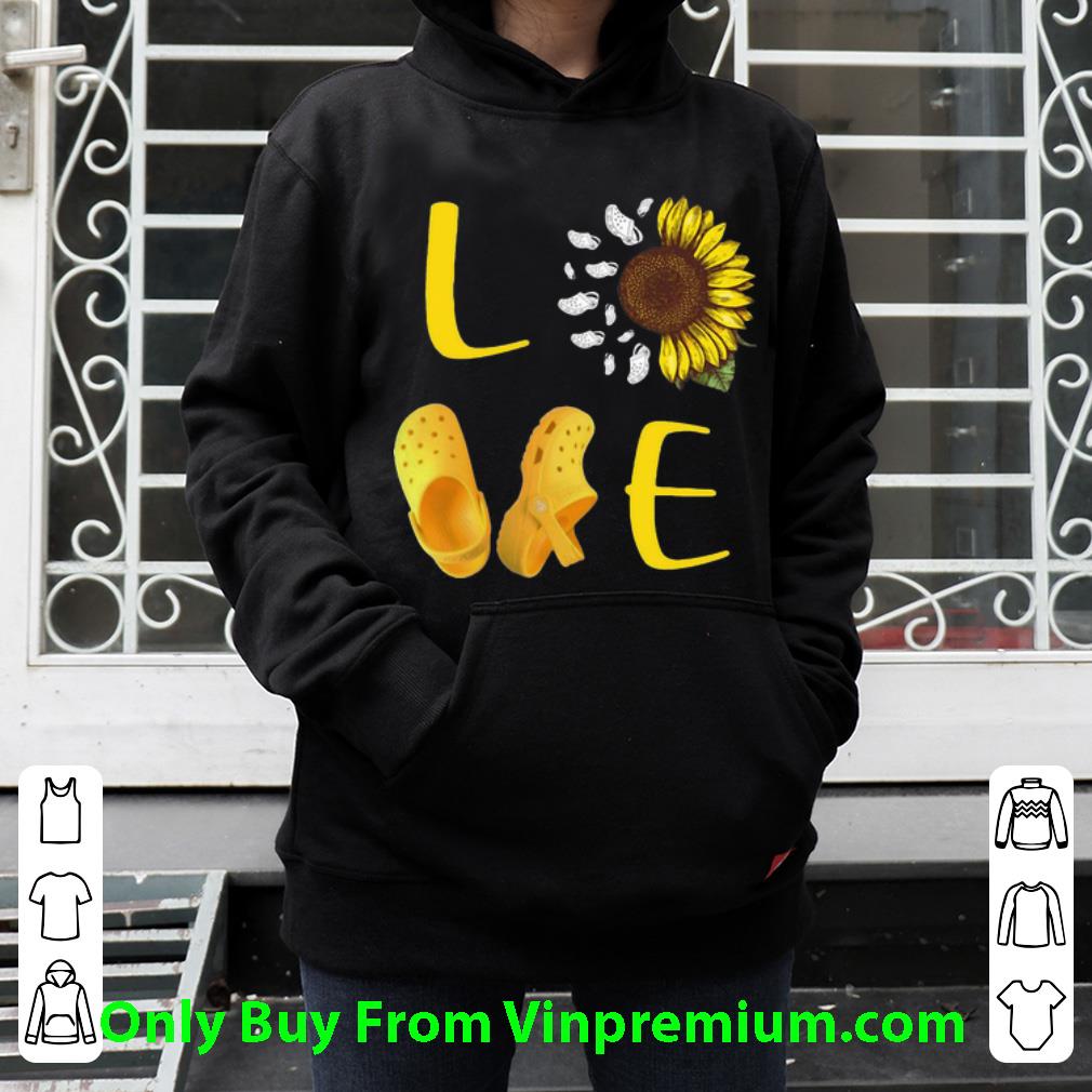 eea23ab1 original love croc sunflower shirt 4 - Original Love Croc Sunflower shirt
