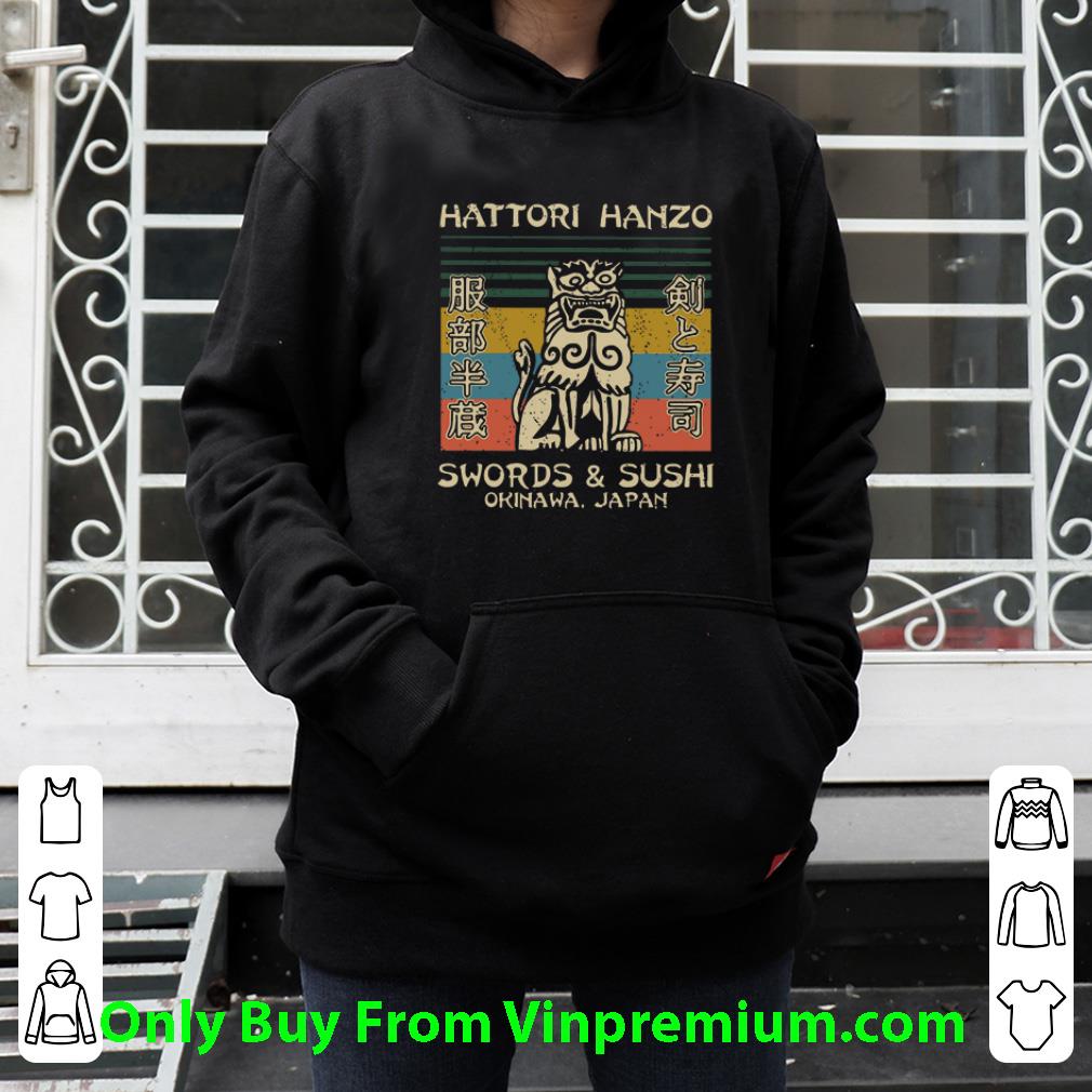 2491da12 great hattori hanzo swords sushi okinawa japan vintage shirt 4 - Great Hattori Hanzo Swords & Sushi Okinawa Japan Vintage shirt