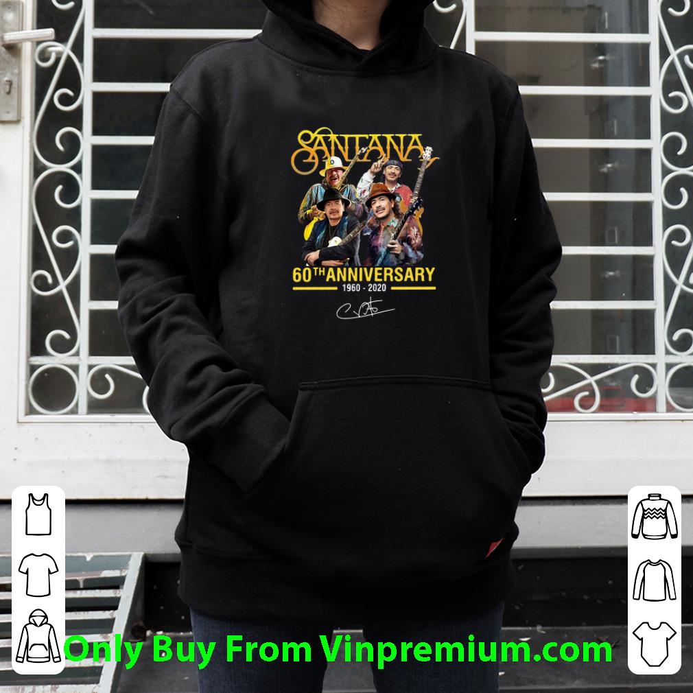 458c53c0 premium santana 60th anniversary 1960 2020 signature shirt 4 - Premium Santana 60th Anniversary 1960-2020 Signature shirt