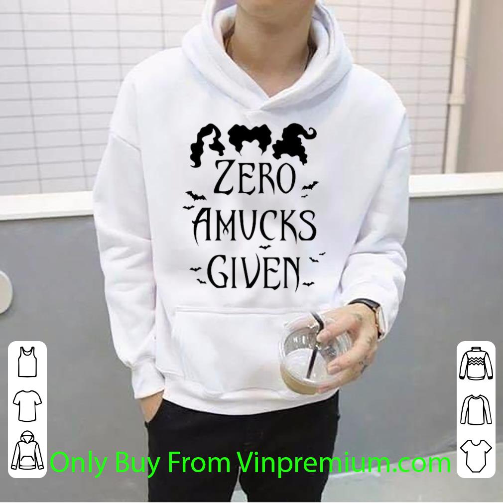 55129ff4 nice hocus pocus zero amucks given shirt 4 - Nice Hocus Pocus Zero Amucks Given shirt