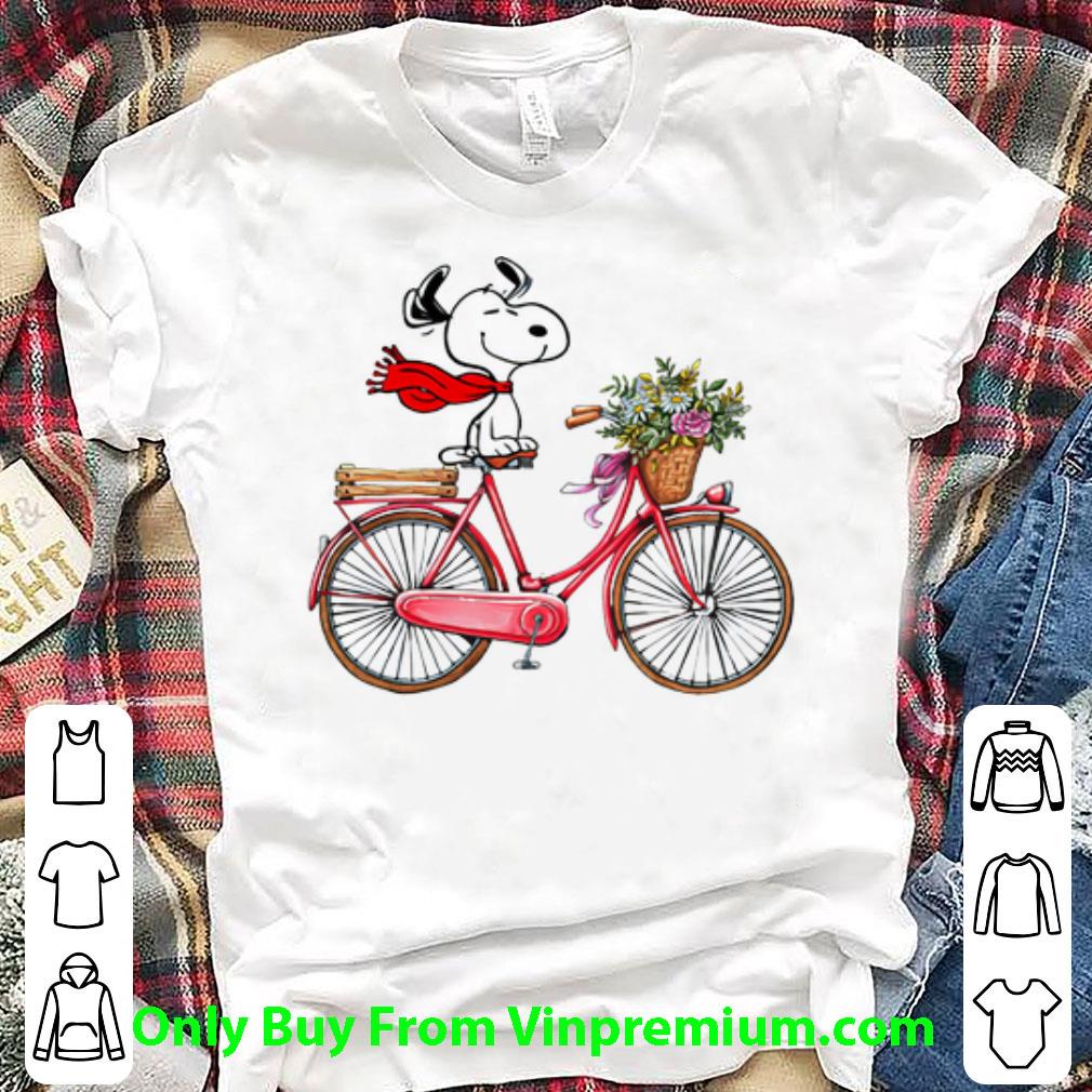 Hot Snoopy And Bicycle shirt