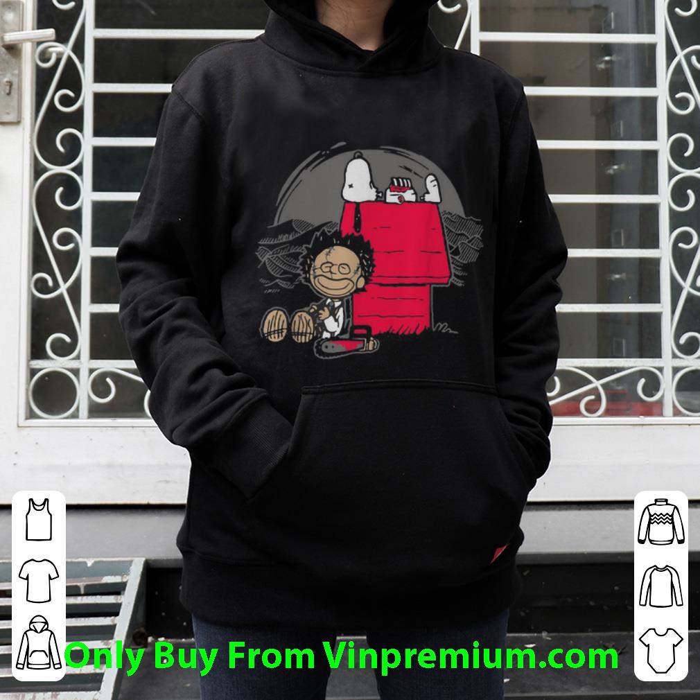 7e65e532 premium leatherface and snoopy s house shirt 4 - Premium Leatherface And Snoopy's House shirt