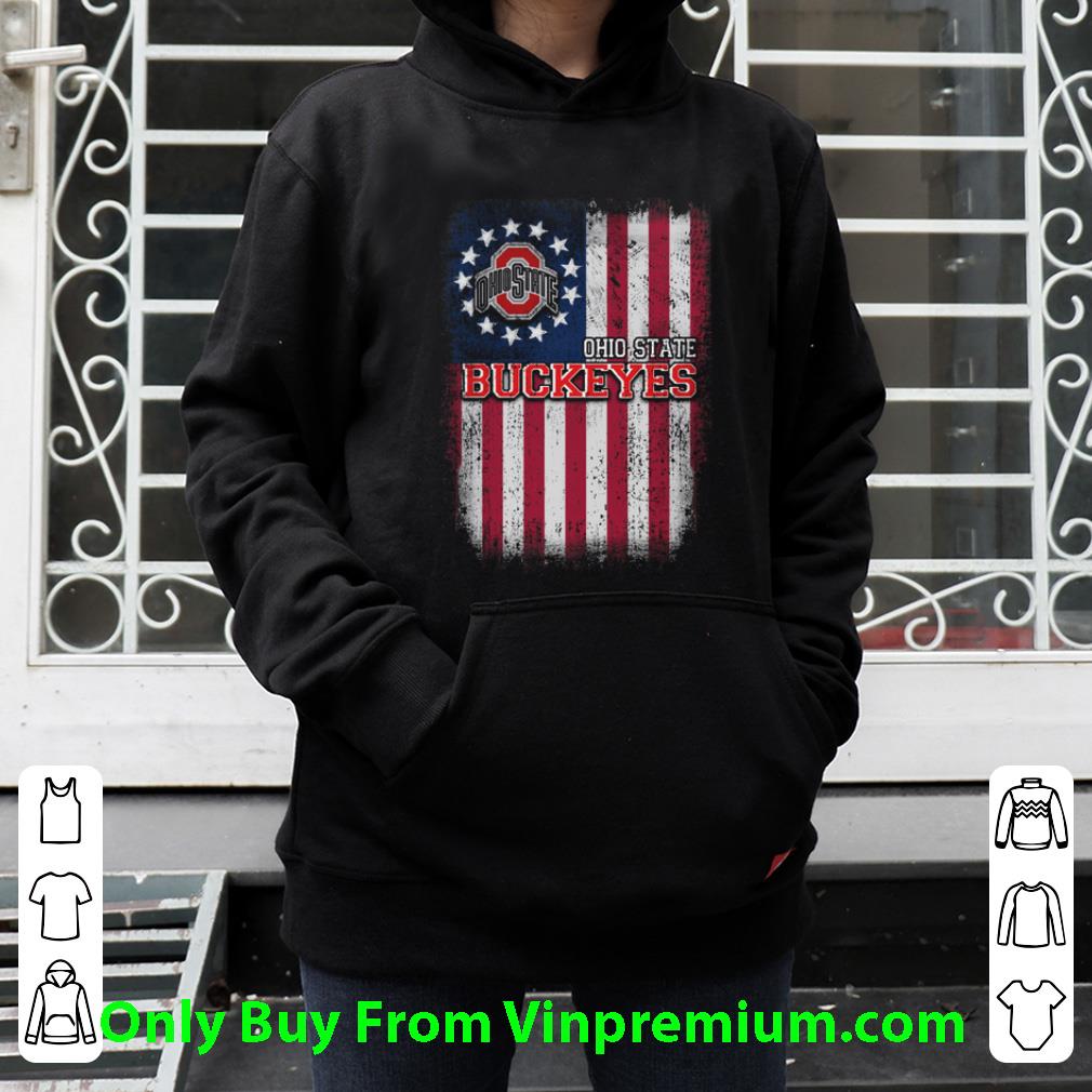 9a38eabf great ohio state buckeyes betsy ross flag shirt 4 - Great Ohio State Buckeyes Betsy Ross Flag shirt