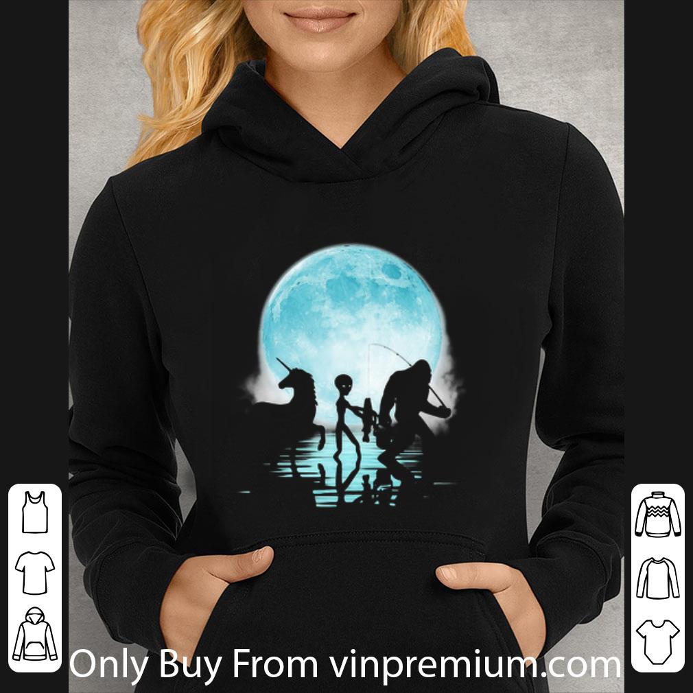 aba46048 awesome fishing under the moon bigfoot alien and unicorn shirt 4 - Awesome Fishing Under The Moon Bigfoot Alien And Unicorn shirt