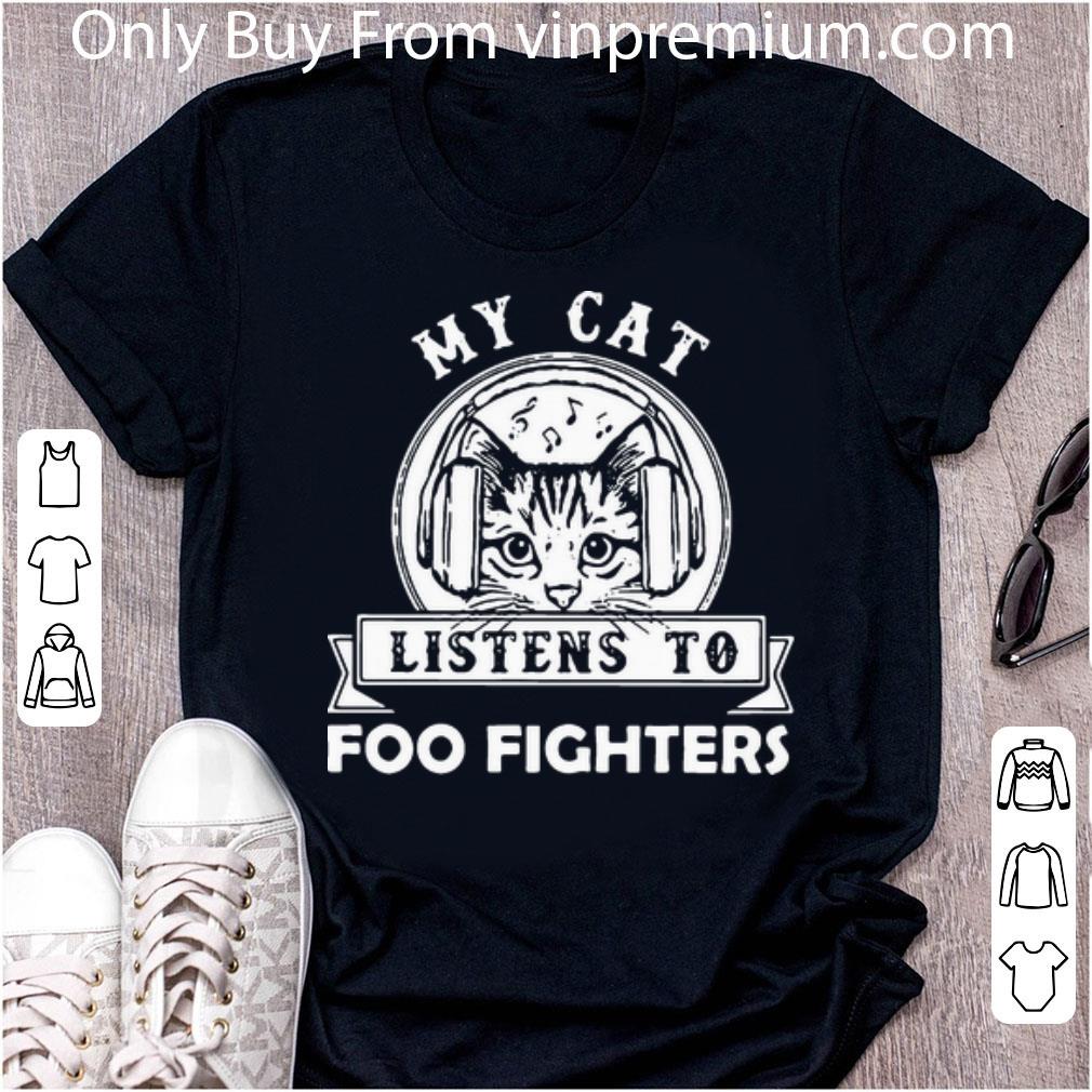 Official My Cat Listens To Foo Fighters shirt