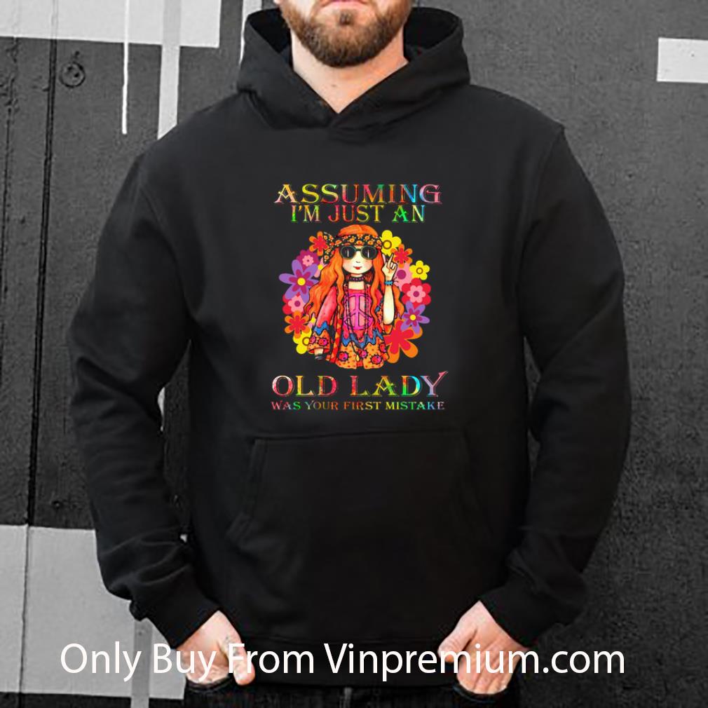cf7880a6 premium hippie girl assuming i m just an old lady was your first mistake shirt 4 - Premium Hippie Girl Assuming I'm Just An Old Lady Was Your First Mistake shirt