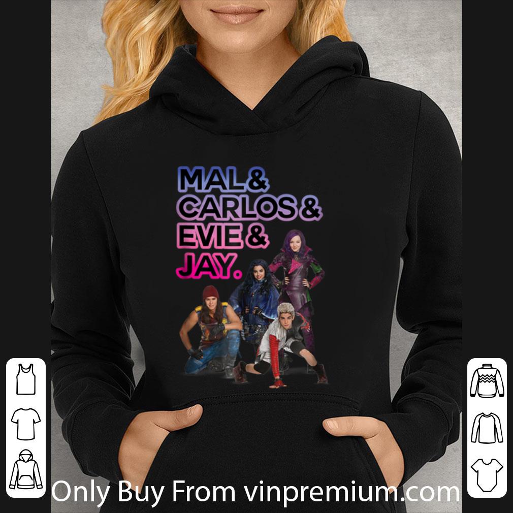 6967489a great disney descendants evil mal carlos evie and jay shirt 4 - Great Disney Descendants Evil Mal Carlos Evie And Jay shirt