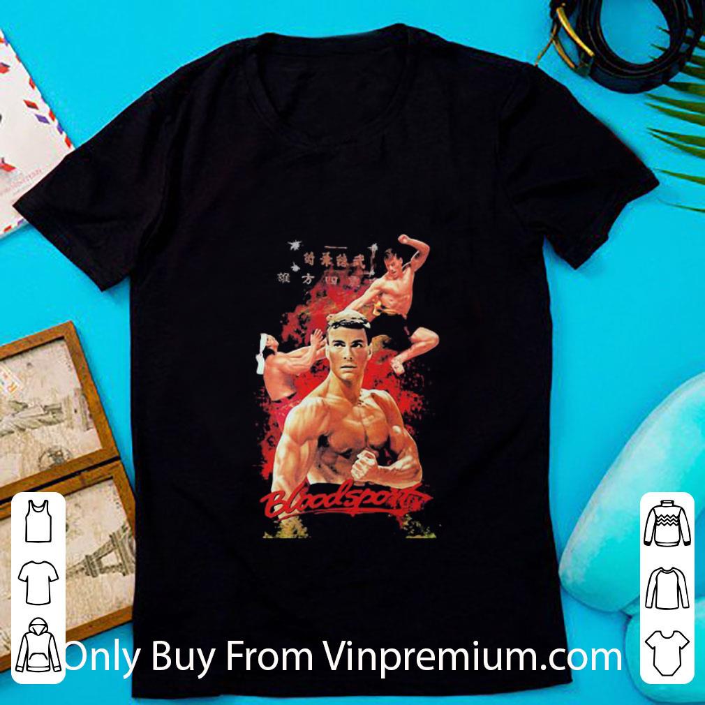 Awesome Bloodsport Van Damme Fighting Movie shirt