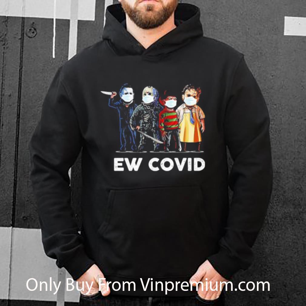 Great Halloween Horror Characters Mask Ew Covid 19 shirt df0a9745 great halloween horror characters mask ew covid 19 shirt 4 - Great Halloween Horror Characters Mask Ew Covid 19 shirt