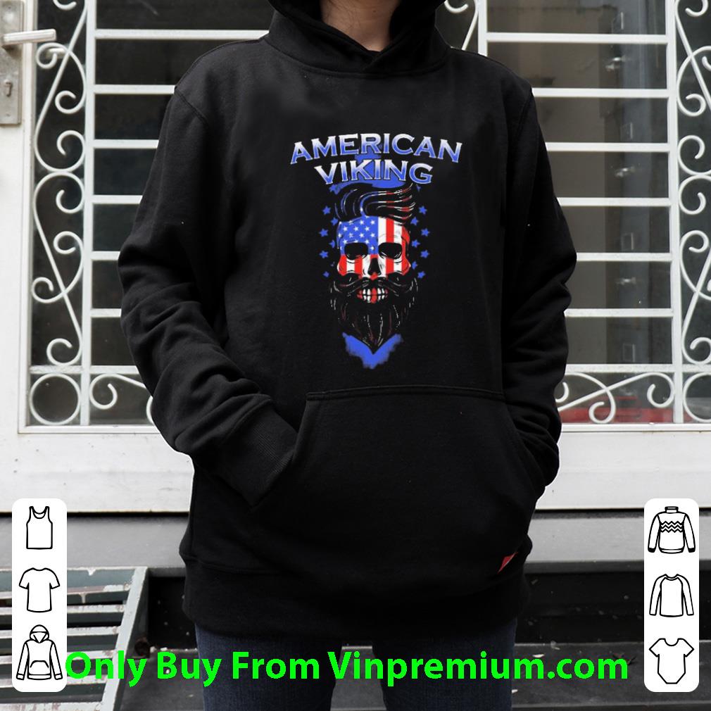 Pretty Skull American Flag Viking shirt 2f5a328b pretty skull american flag viking shirt 4 - Pretty Skull American Flag Viking shirt
