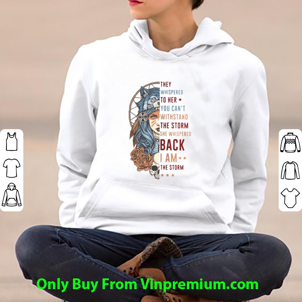 5186e95a hot wolf they whispered to her you can t withstand the storm she whispered back shirt 4 - Hot Wolf They Whispered To Her You Can’t Withstand The Storm She Whispered Back shirt