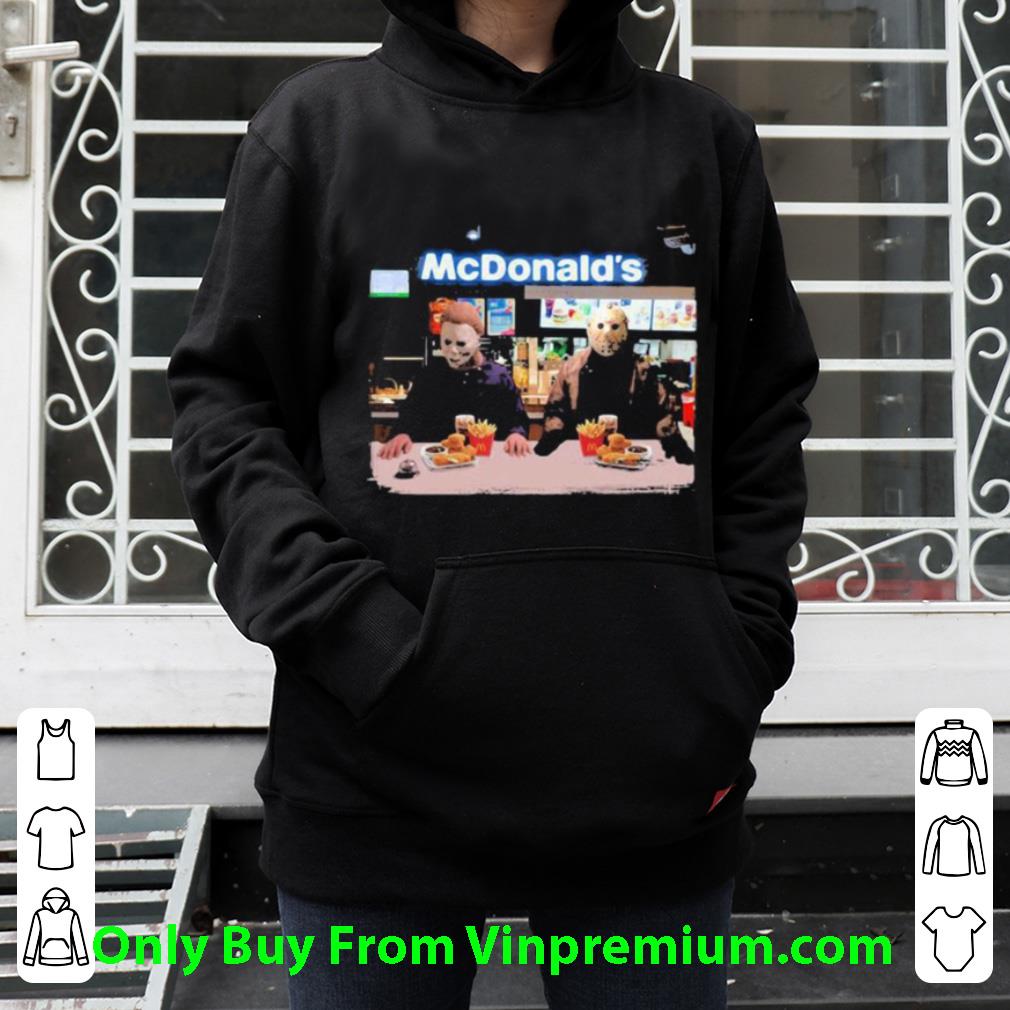 8ee55692 top halloween jason voorhees michael myers mcdonald s shirt 4 - Top Halloween Jason Voorhees Michael Myers Mcdonald’s shirt