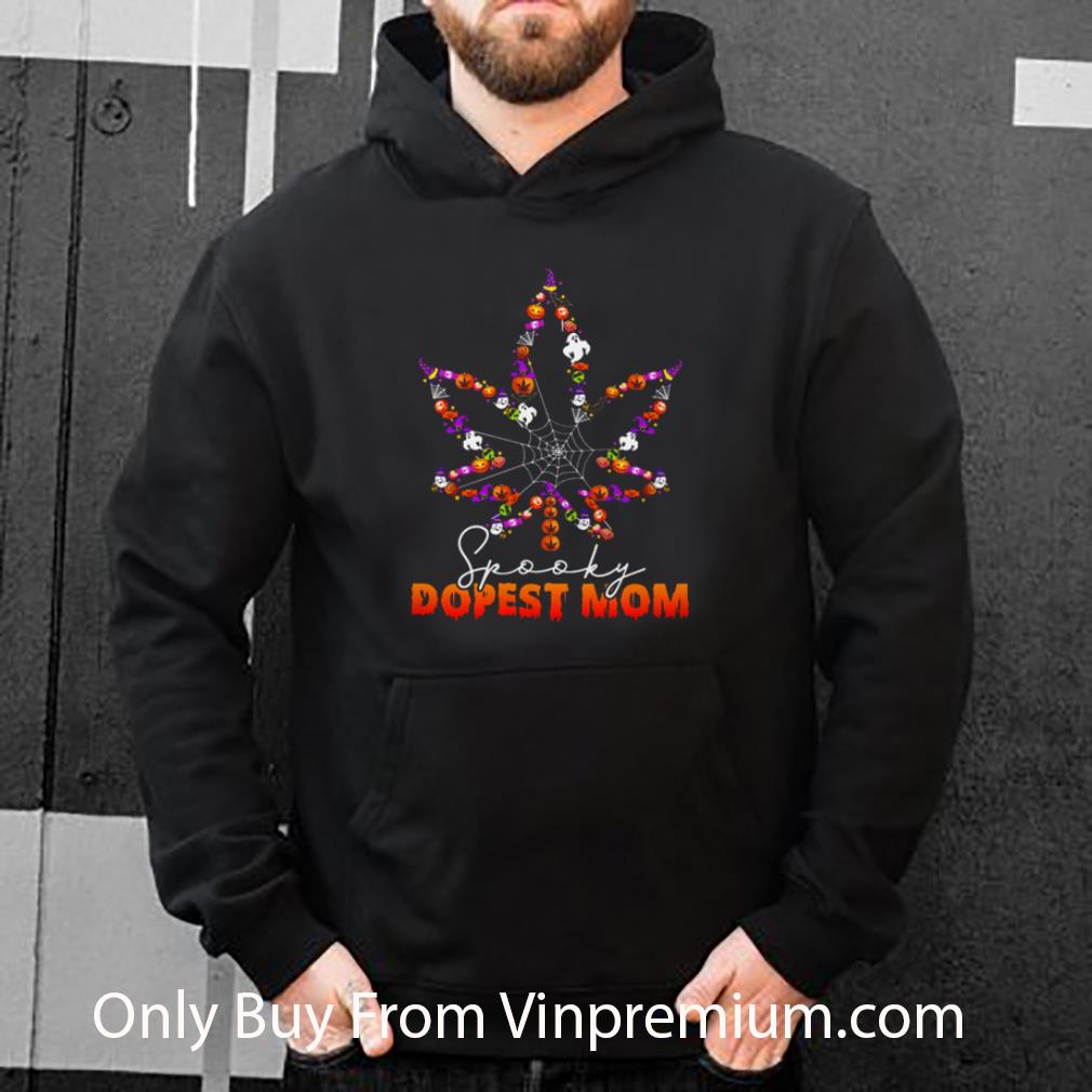 b2bc44be awesome halloween cannabis spooky dopest mom shirt 4 - Awesome Halloween Cannabis Spooky Dopest Mom shirt