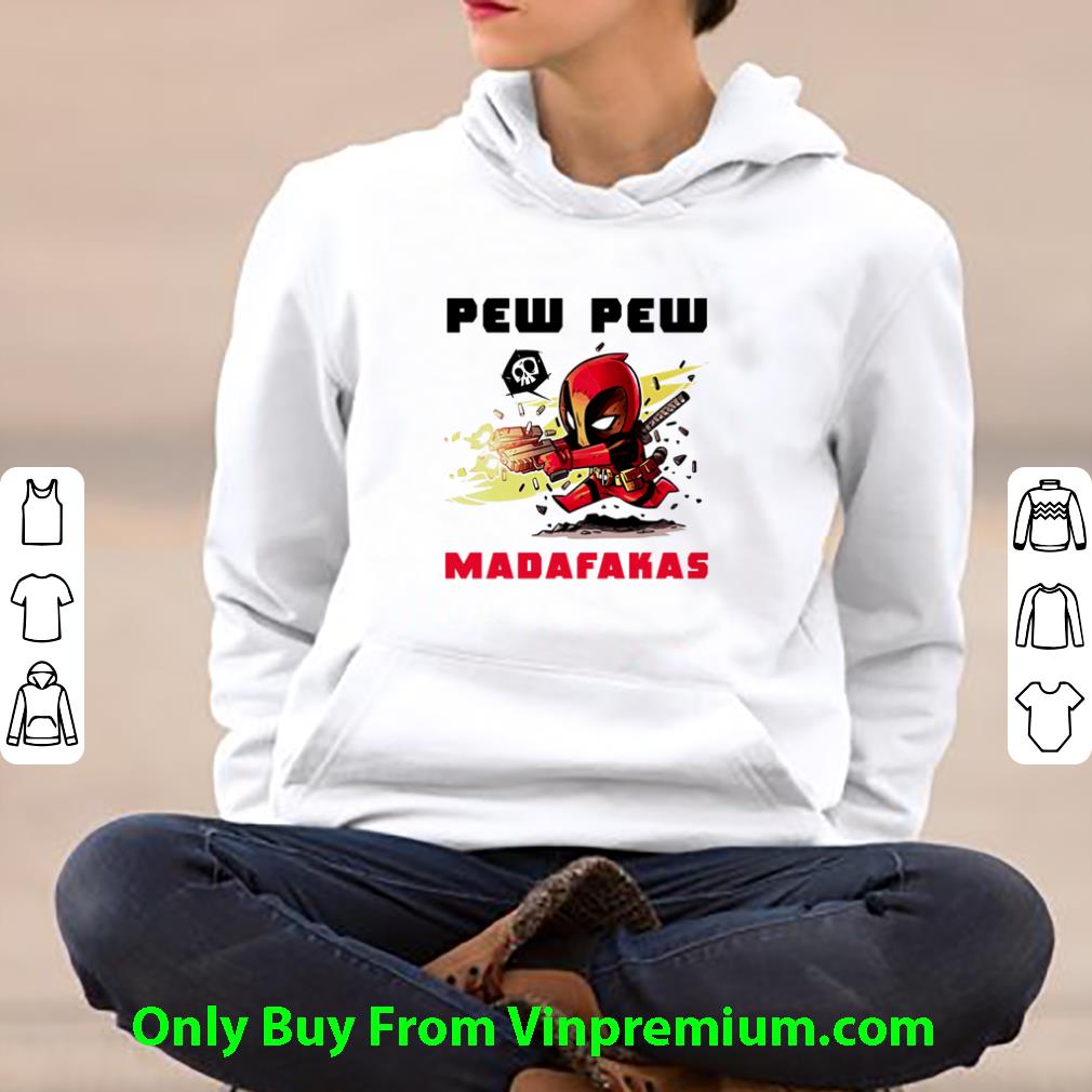 Hot Deadpool Hold Guns Pew Pew Madafakas shirt c40c90a5 hot deadpool hold guns pew pew madafakas shirt 4 - Hot Deadpool Hold Guns Pew Pew Madafakas shirt