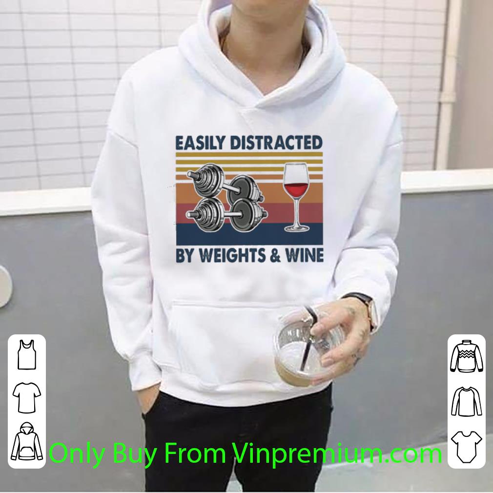 Premium Easily Distracted By Weights And Wine Vintage shirt ce428ba3 premium easily distracted by weights and wine vintage shirt 4 - Premium Easily Distracted By Weights And Wine Vintage shirt