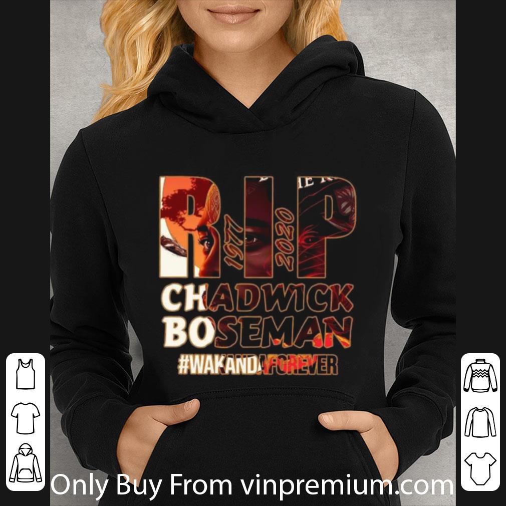d8e24e2e original rip chadwick boseman wakand forever shirt 4 - Original RIP Chadwick Boseman Wakand Forever shirt