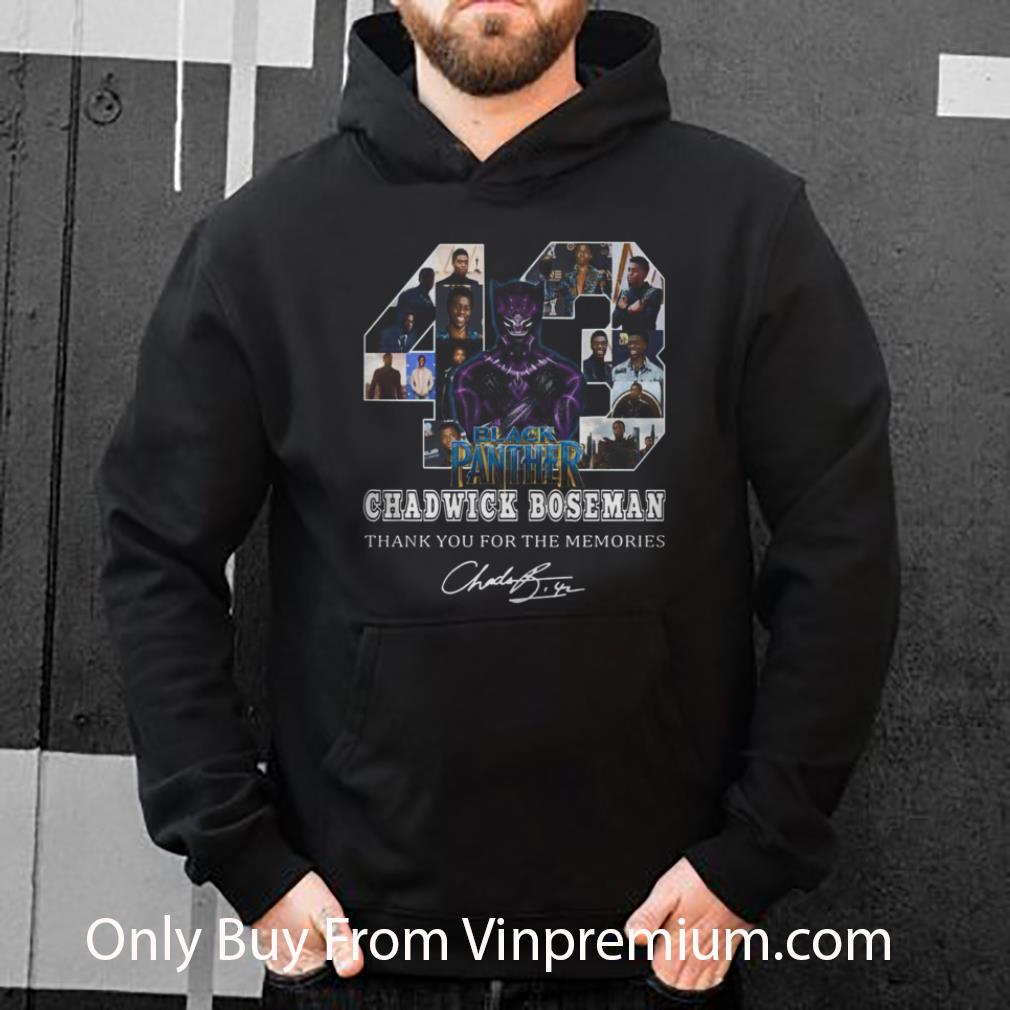 f07a5553 pretty 43 black panther chadwick boseman thank you for the memories signature shirt 4 - Pretty 43 Black Panther Chadwick Boseman Thank You For The Memories Signature shirt
