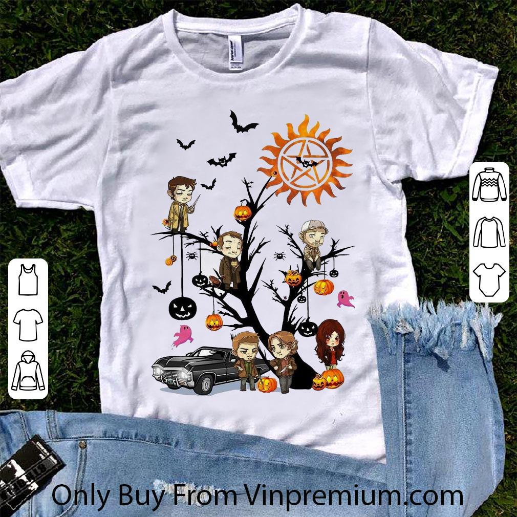 Awesome Hallowen Tree Supernatural Pumpkin shirt