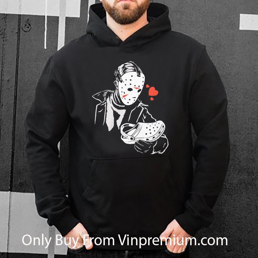 632afe4b hot jason voorhees love crocs halloween shirt 4 - Hot Jason Voorhees Love Crocs Halloween shirt