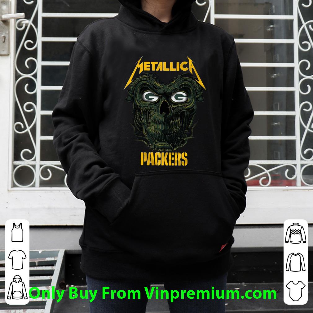 967088a8 hot metallica skull green bay packers shirt 4 - Hot Metallica Skull Green Bay Packers shirt