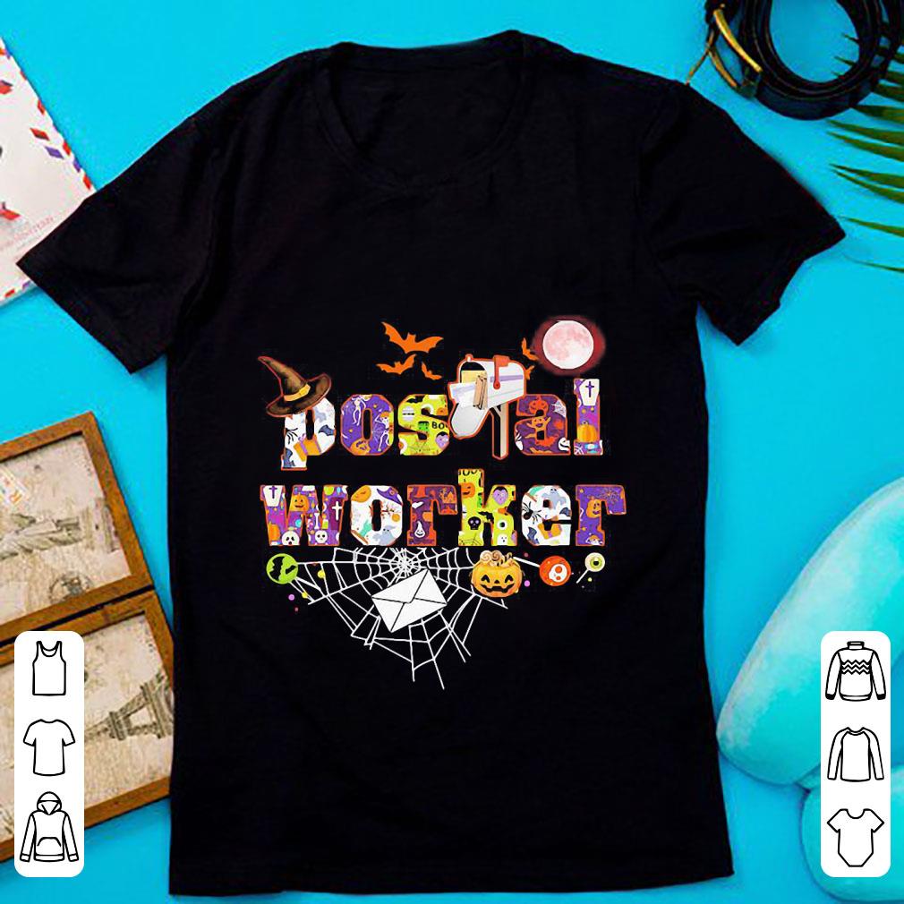 Nice Postal Worker Happy Halloween shirt
