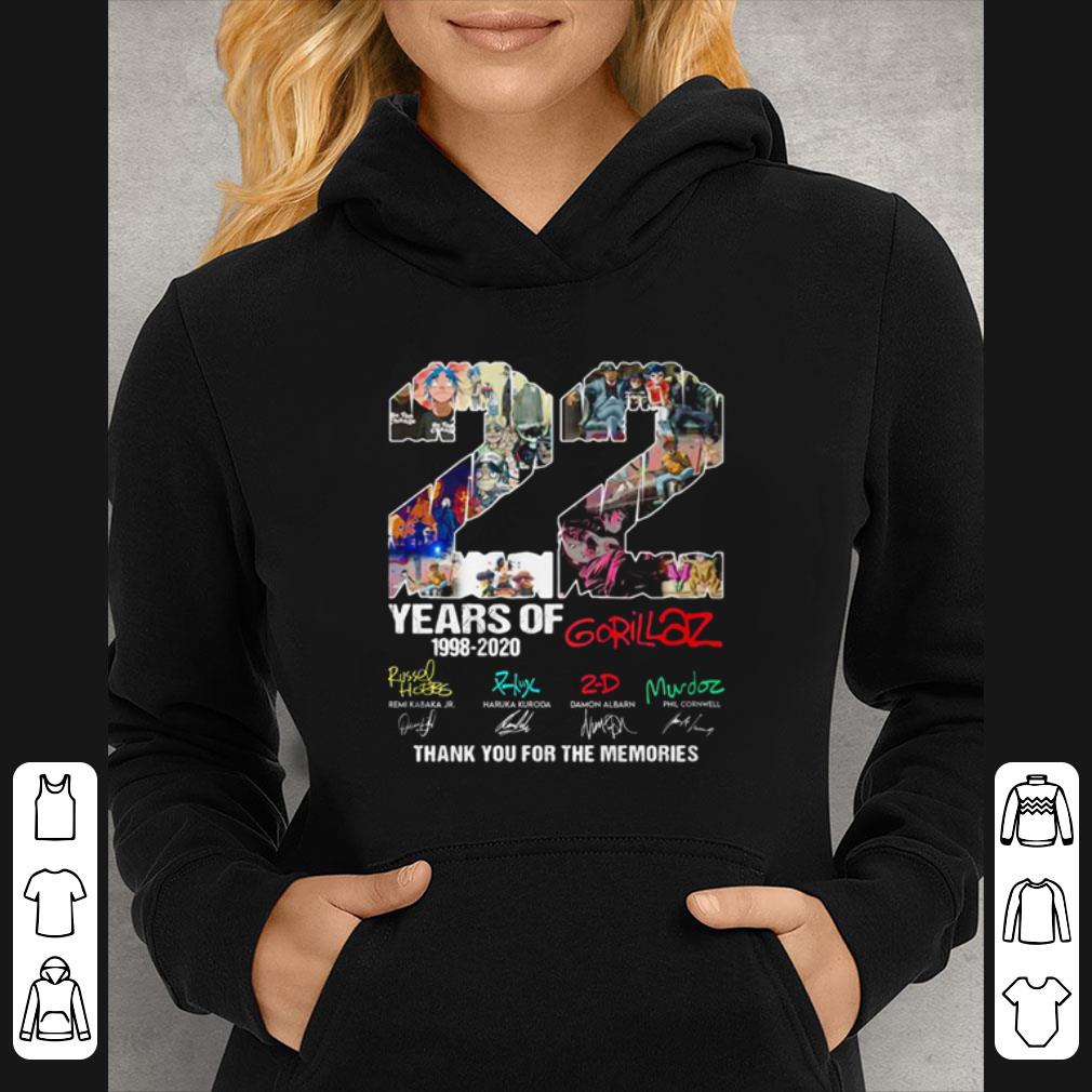 Top 22 Years Of Gorillaz Band 1998-2020 Signatures shirt bbae7cc2 top 22 years of gorillaz band 1998 2020 signatures shirt 4 - Top 22 Years Of Gorillaz Band 1998-2020 Signatures shirt