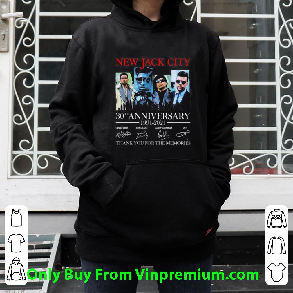 e332226c hot new jack city 30th anniversary 1991 2021 thank you for the memories signatures shirt 4 - Hot New Jack City 30th Anniversary 1991 2021 Thank You For The Memories Signatures shirt