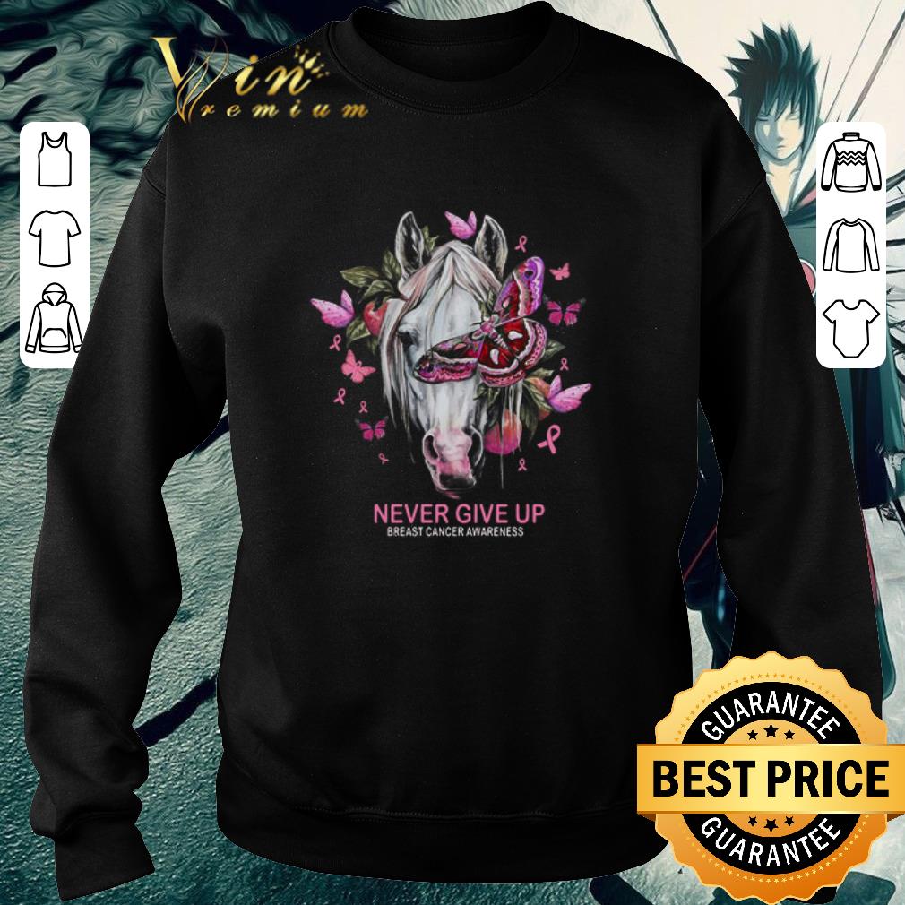 Top Horse And Butterfly Never Give Up Breast Cancer Awareness shirt ea232f7f top horse and butterfly never give up breast cancer awareness shirt 4 - Top Horse And Butterfly Never Give Up Breast Cancer Awareness shirt