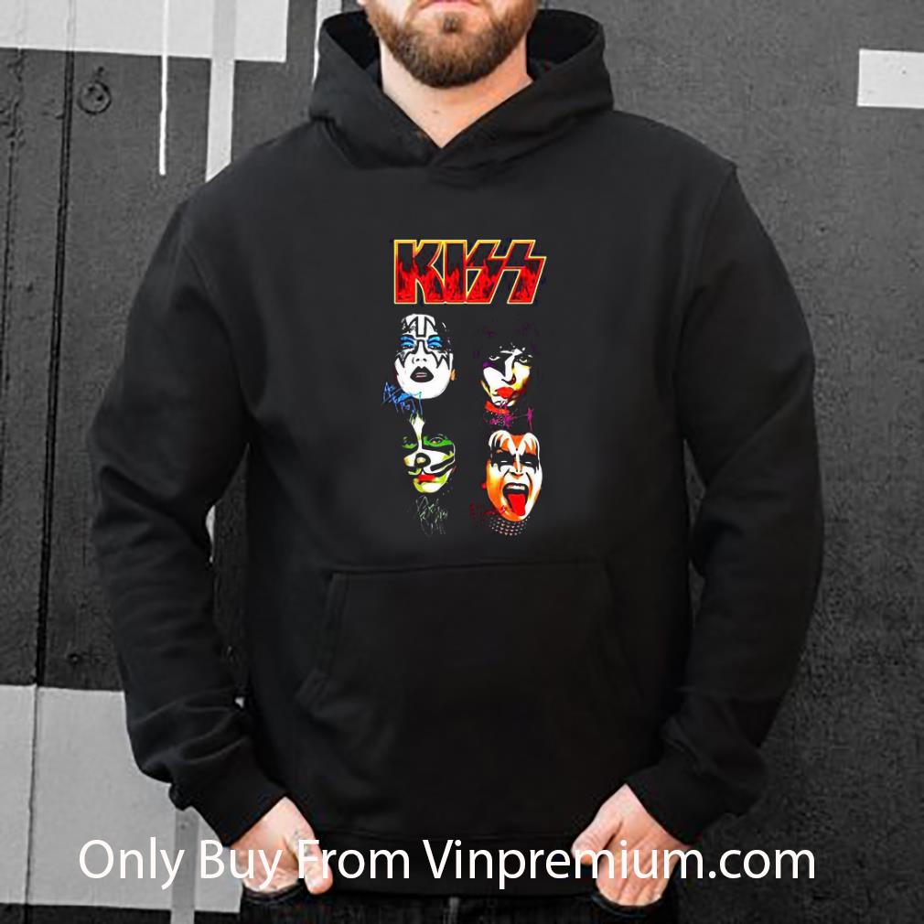 476c6574 original kiss members band signatures shirt 4 - Original Kiss Members Band Signatures shirt