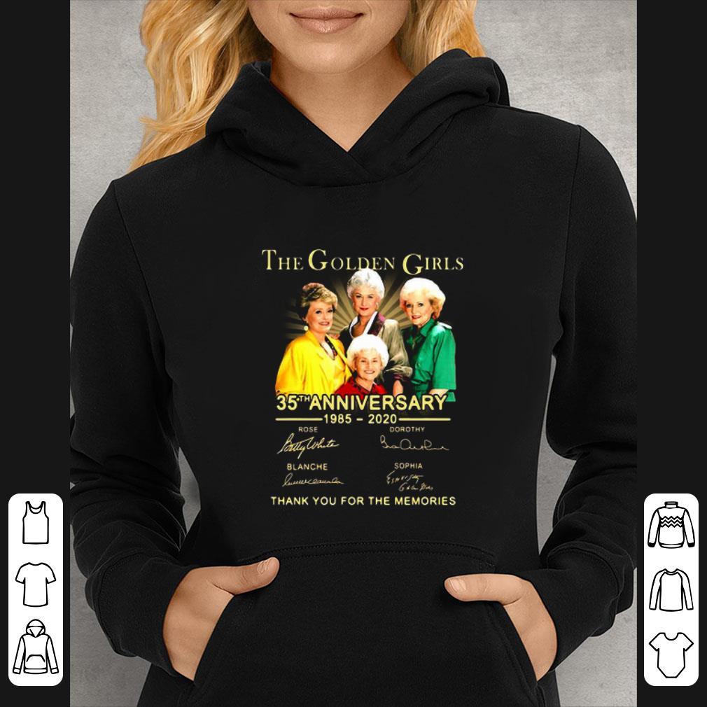 5e6f2822 original the golden girls 35th anniversary 1985 2020 signatures shirt 4 - Original The Golden Girls 35th Anniversary 1985-2020 Signatures shirt
