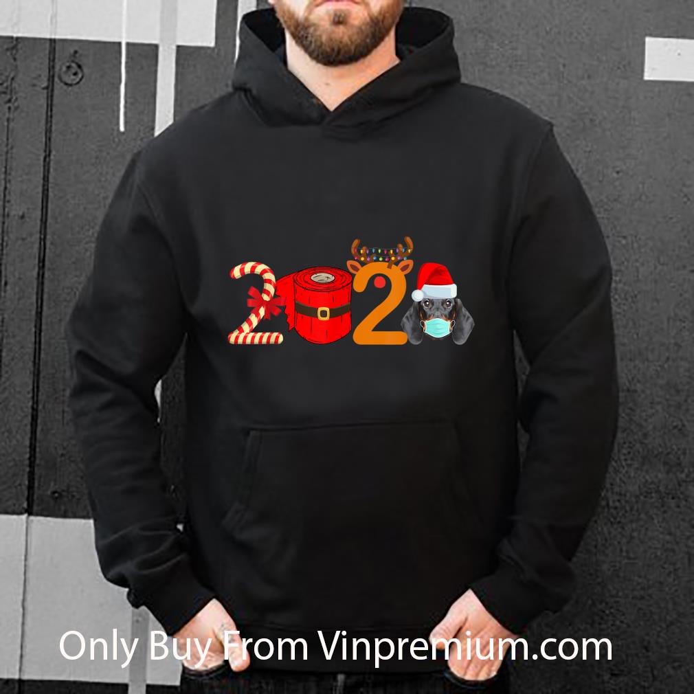6ceaec45 official 2020 dachshund lover mask toilet paper christmas shirt 4 - Official 2020 Dachshund Lover Mask Toilet Paper Christmas shirt