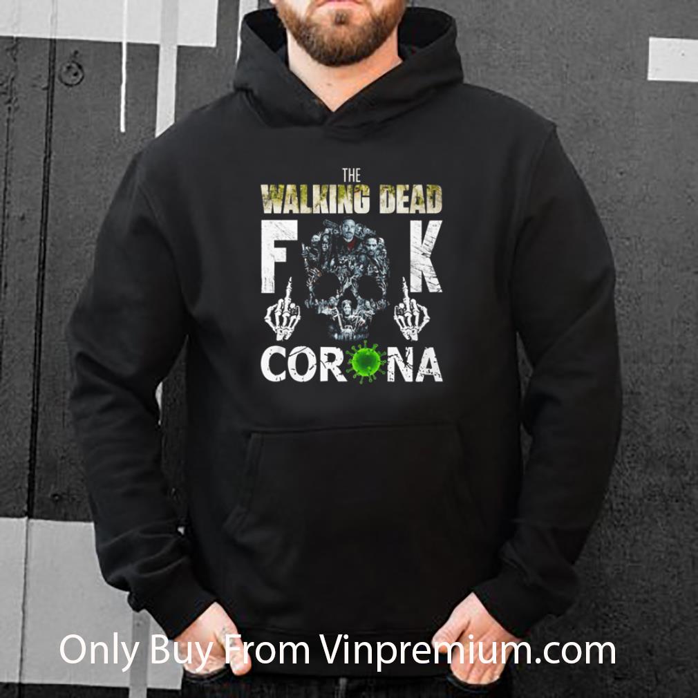 8578ad15 awesome the walking dead mashup corona fuck skull covid 19 shirt 4 - Awesome The Walking Dead Mashup Corona Fuck Skull Covid-19 shirt